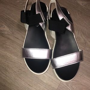 sandals , a little  platformed